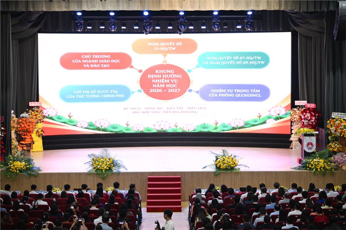 Hội nghị Tổng kết năm học 2025–2026 và triển khai nhiệm vụ năm học 2026–2027 đối với các cơ sở giáo dục ngoài công lập trên địa bàn Thành phố