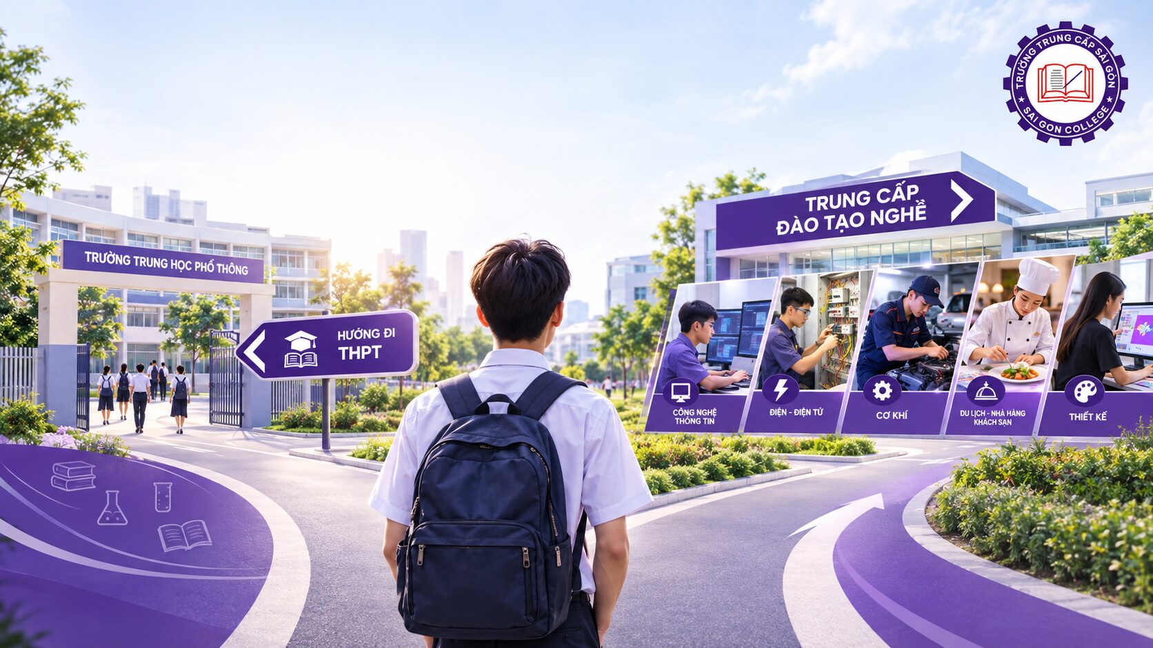 HỌC TRUNG CẤP SAU THCS CÓ PHẢI LÀ ĐI ĐƯỜNG VÒNG