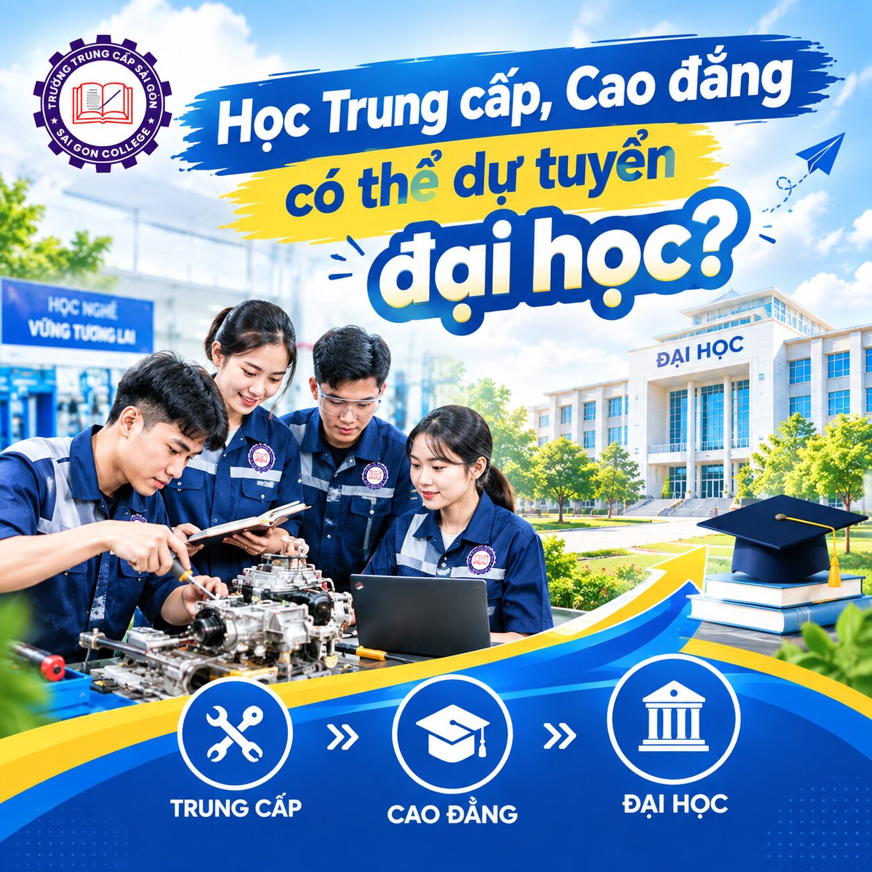 Người có bằng Trung cấp Cao đẳng có thể dự tuyển đại học theo dự thảo mới