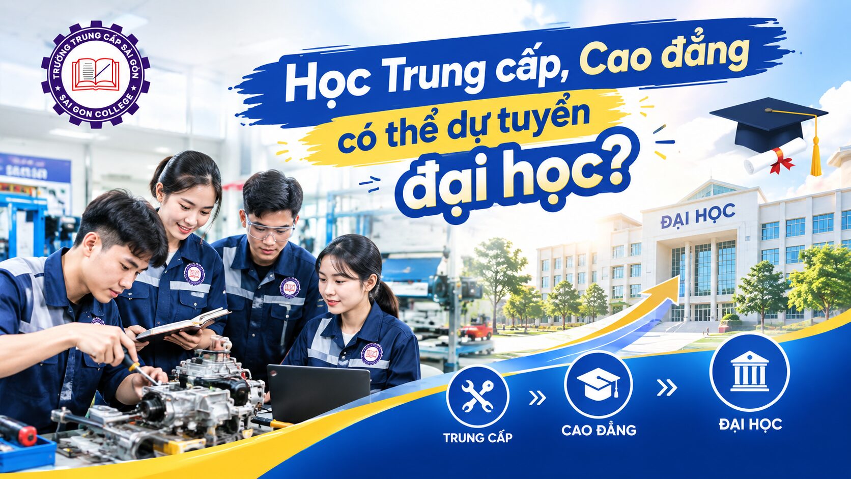 Người có bằng Trung cấp Cao đẳng có thể dự tuyển đại học theo dự thảo mới