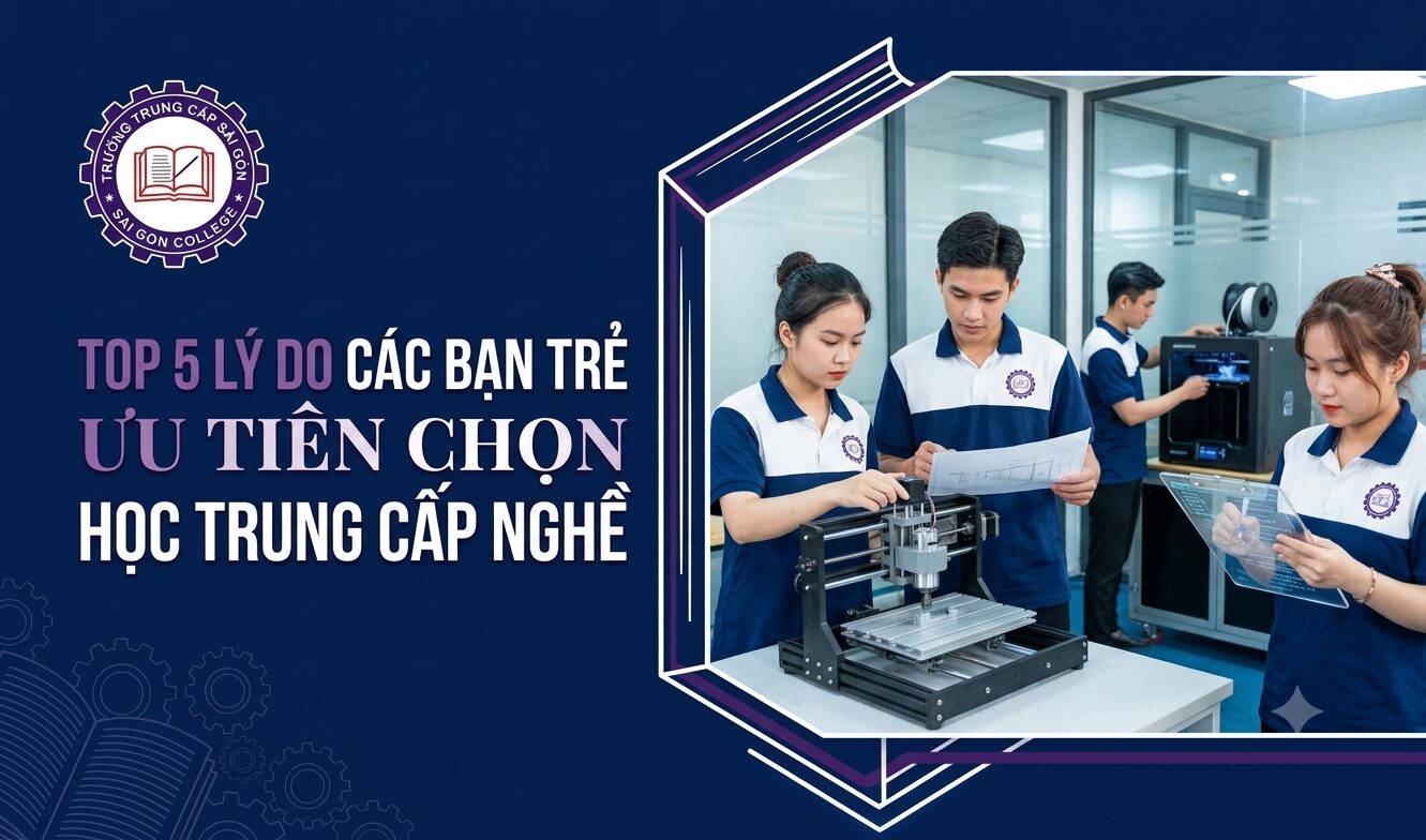 TOP 5 LÝ DO CÁC BẠN TRẺ ƯU TIÊN CHỌN HỌC TRUNG CẤP NGHỀ (2)